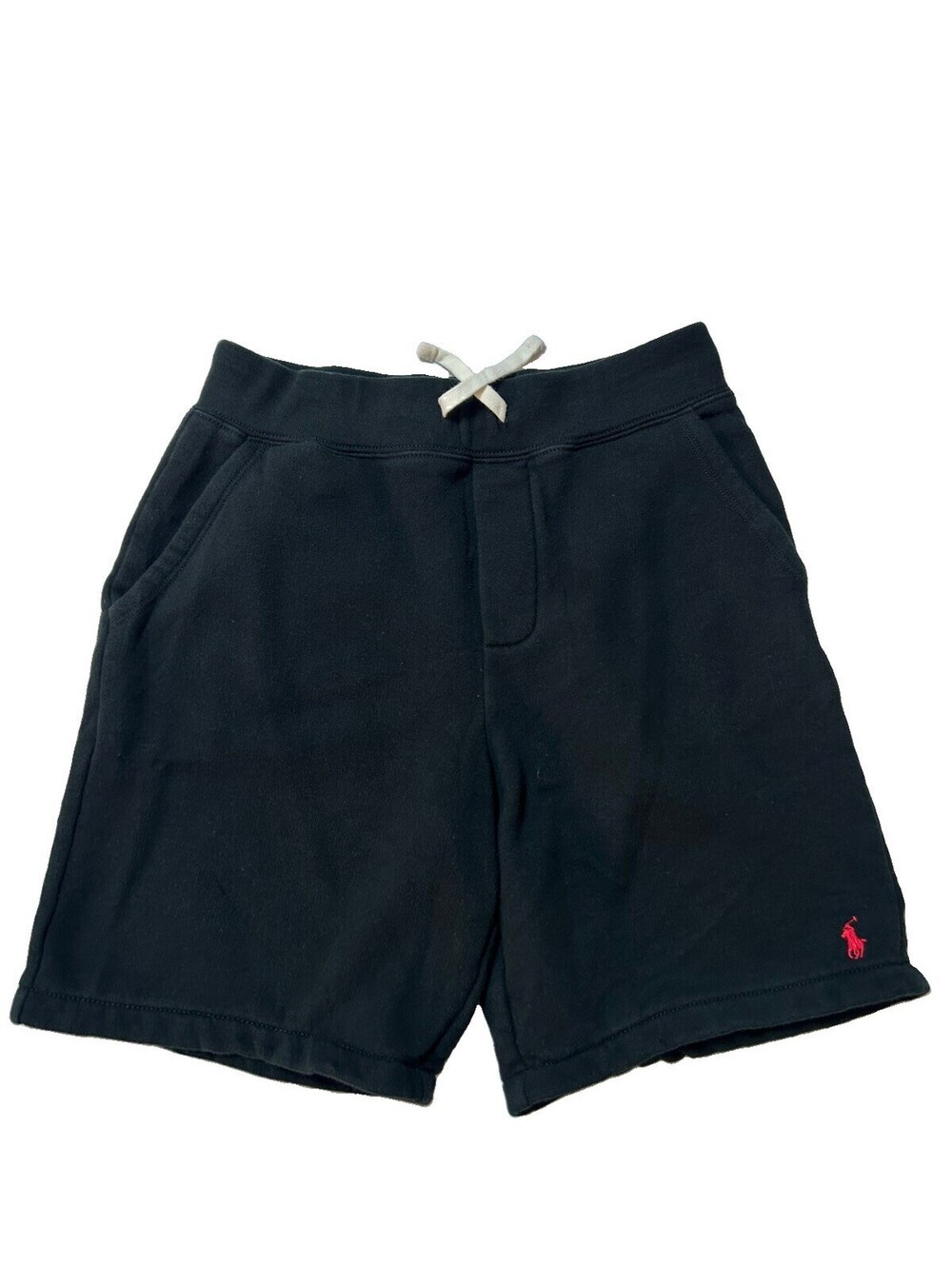 Polo Ralph Lauren Boys M(10-12) Fleece Shorts Navy Blue Drawstring Casual
